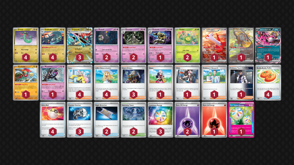 brooke english's winning Dragapult ex deck